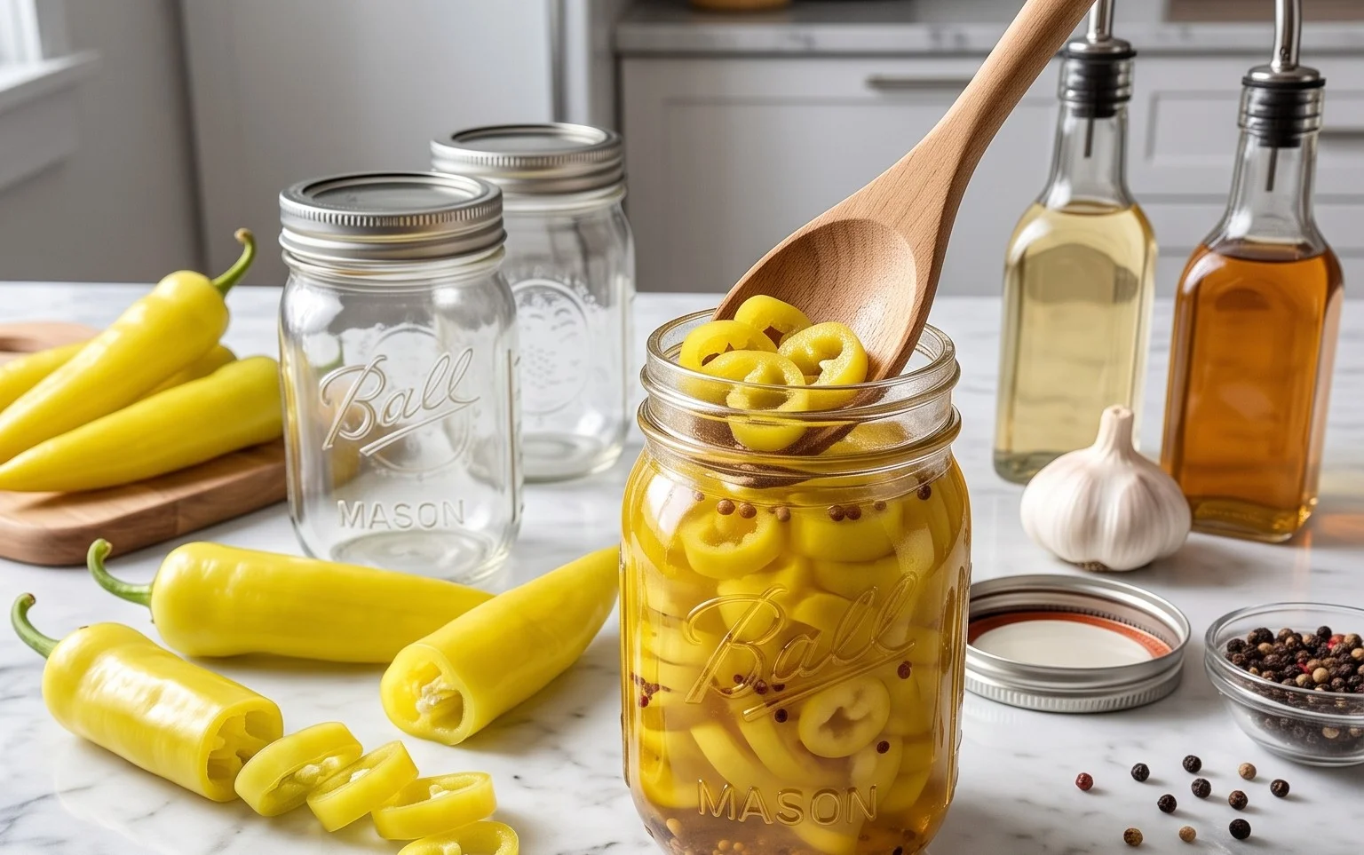Piments Bananes en Conserve : Recette Facile & Savoureuse