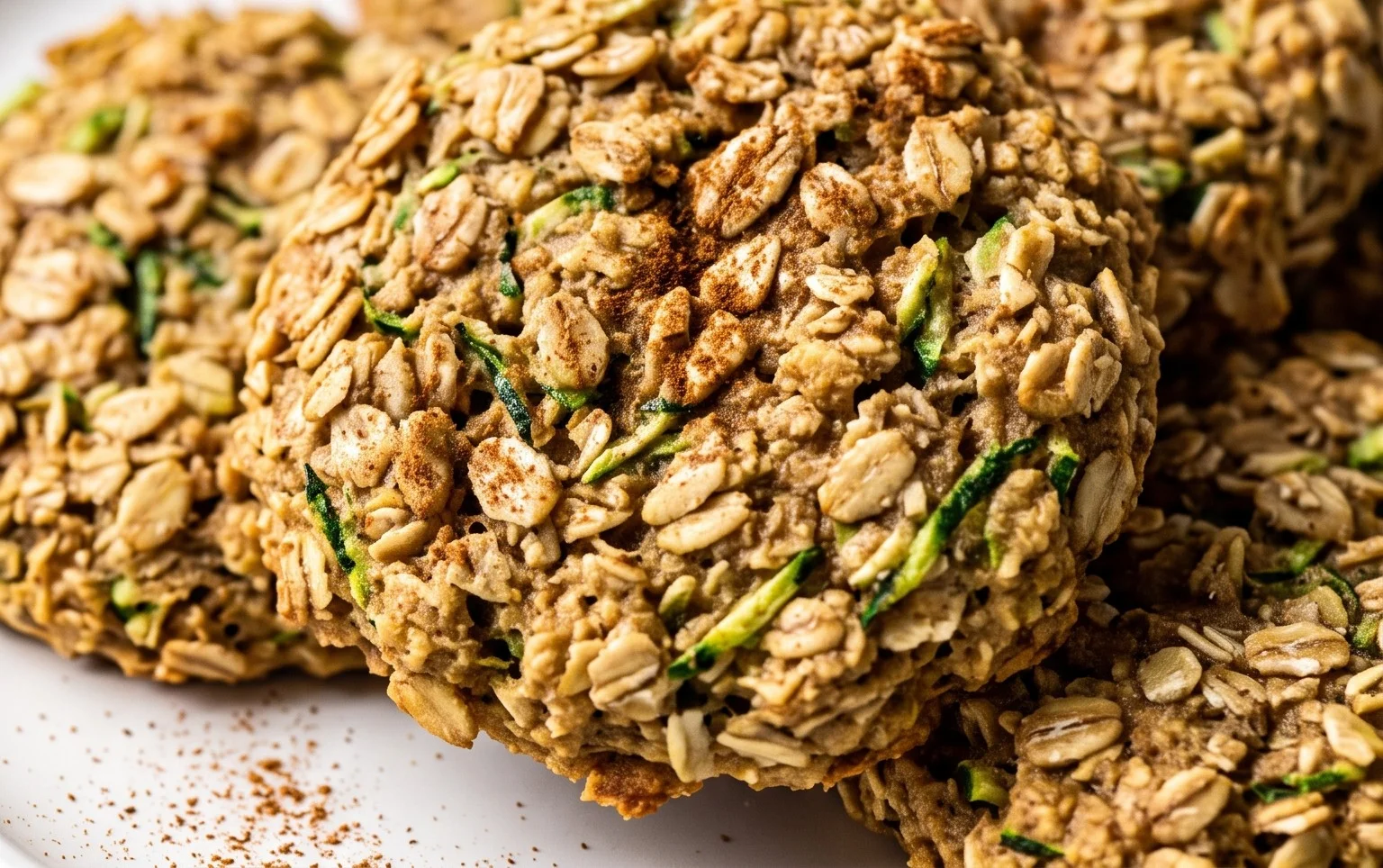 Healthy Zucchini Oatmeal Cookies