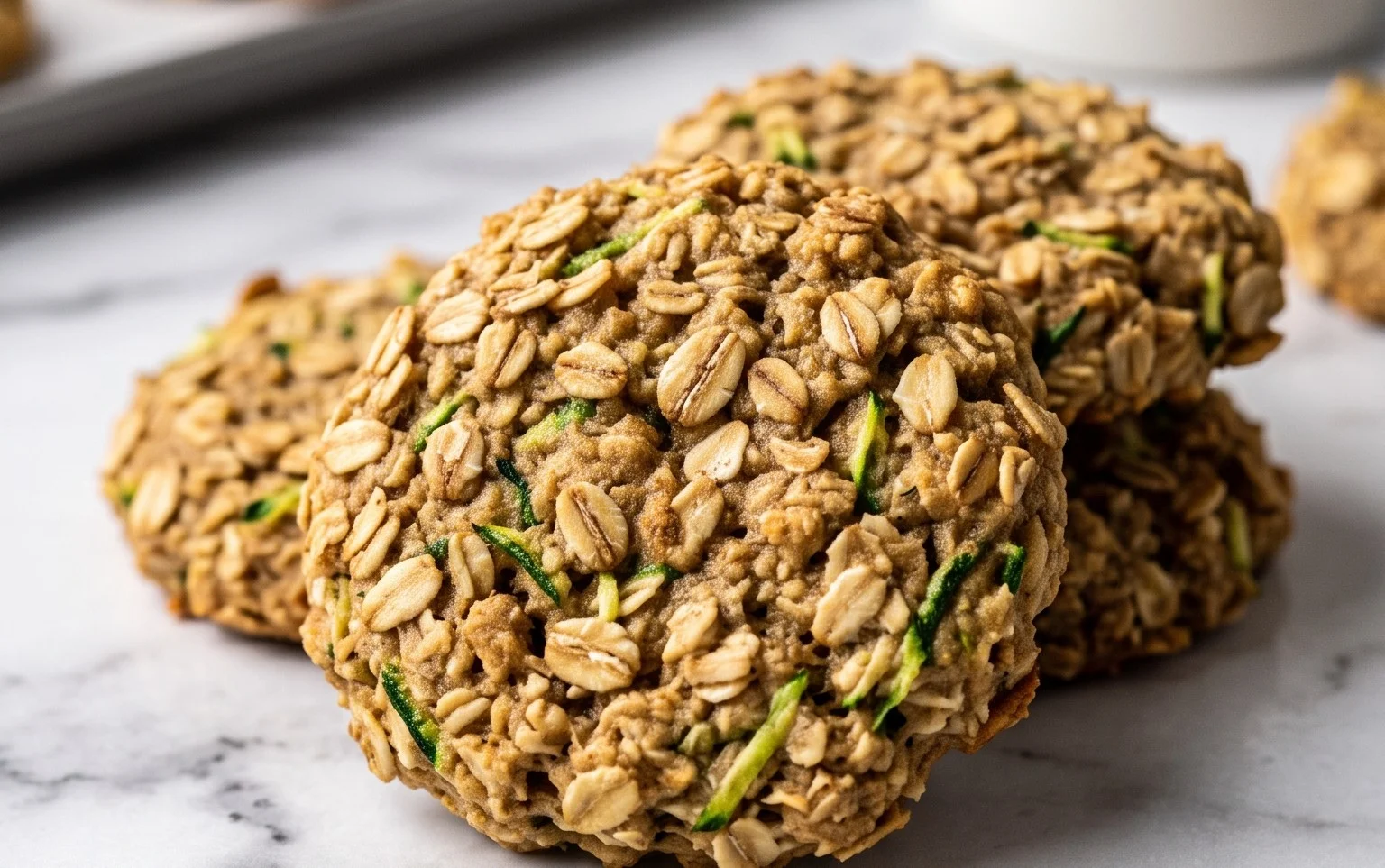 Cookies avoine courgette sains : recette facile et rapide