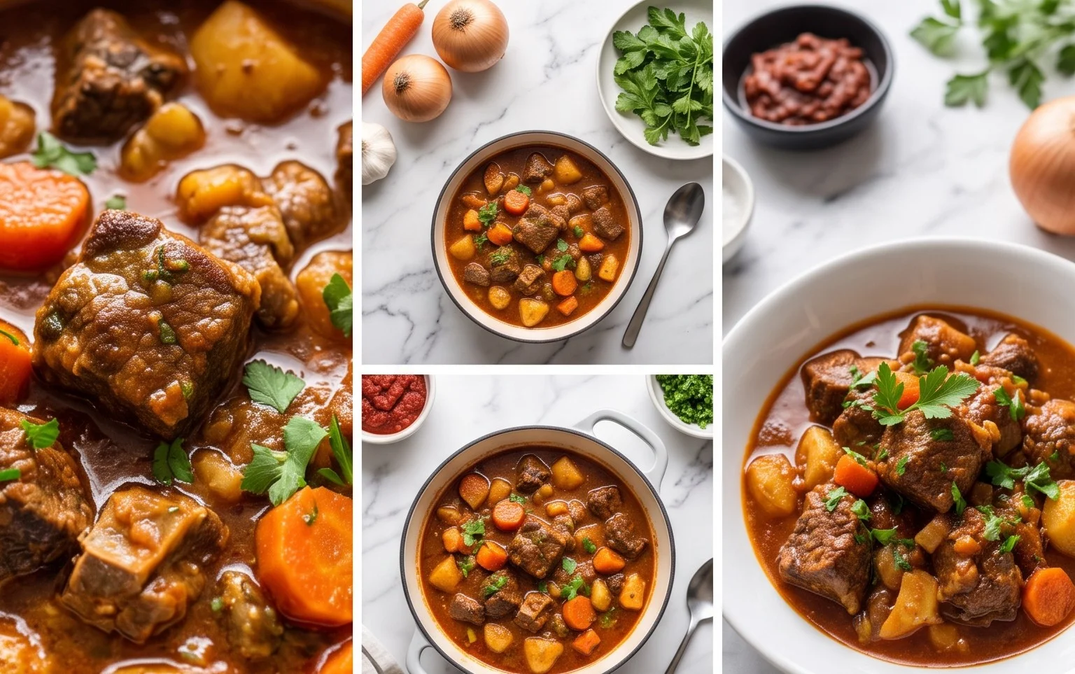 Ragoût de bœuf parfait : Douceur, saveur et réconfort