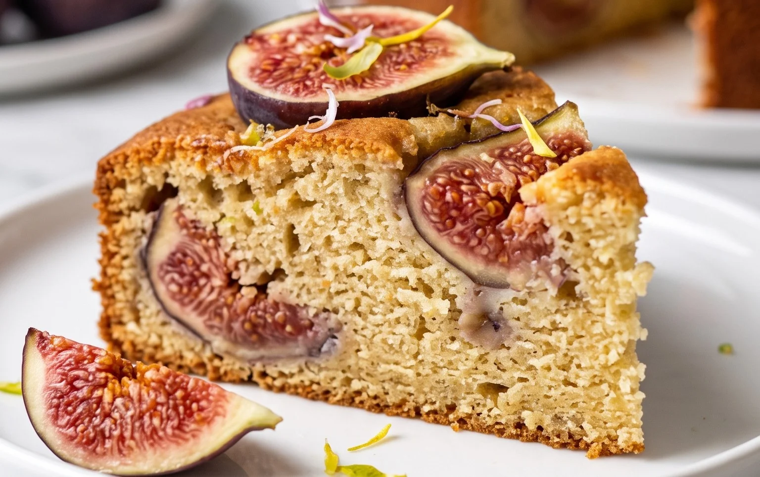 Cake moelleux aux figues fraiches
