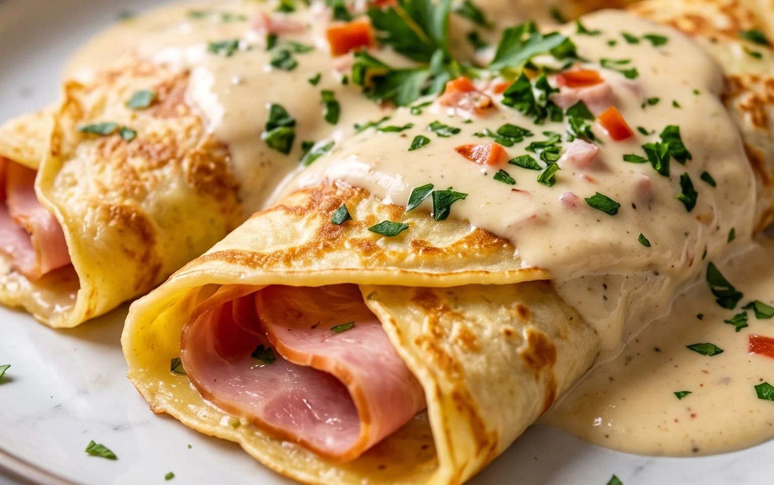 Crêpes au jambon