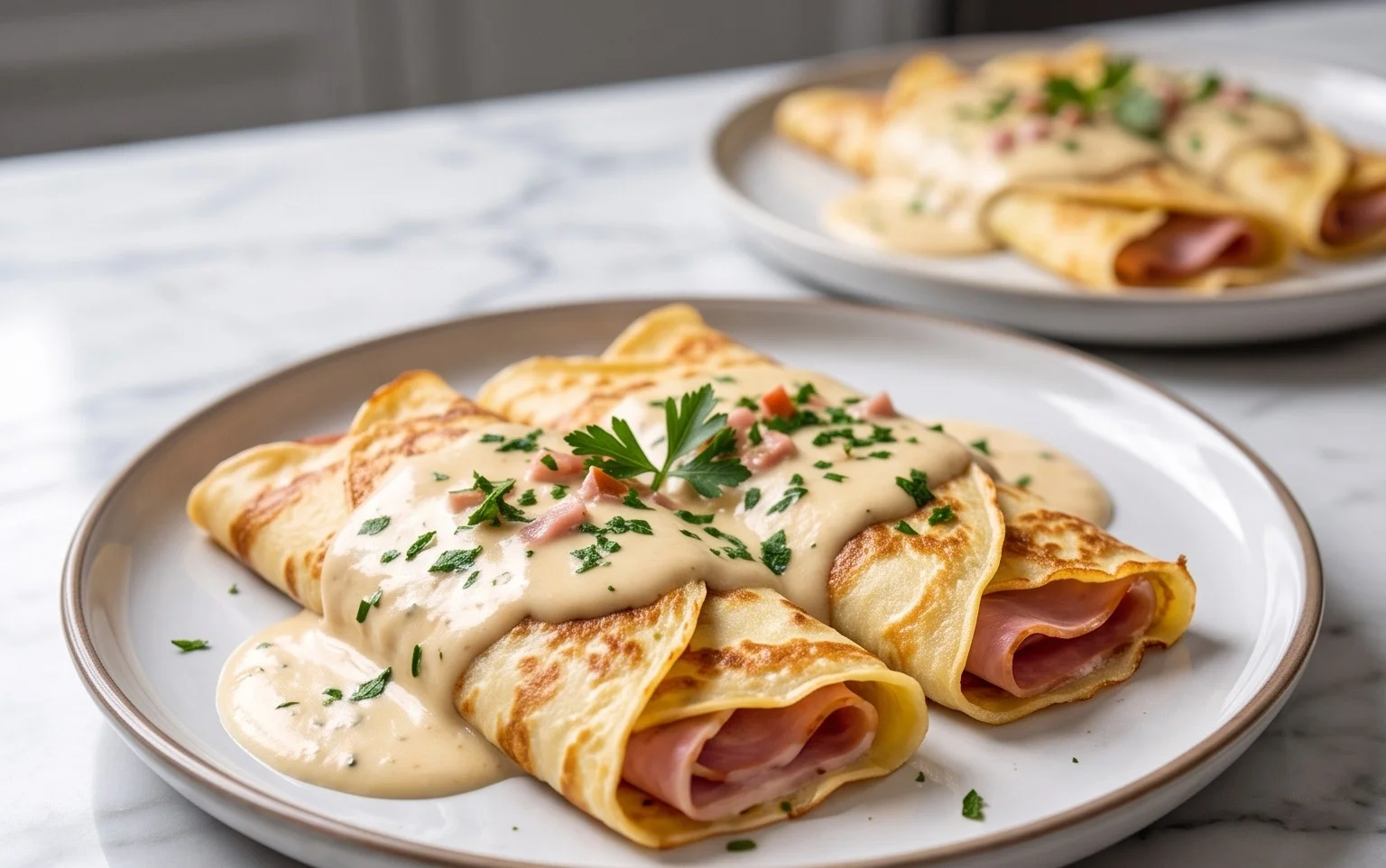 Crêpes au jambon : délice simple et savoureux