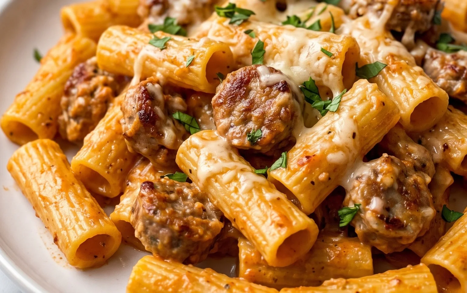 Creamy Sausage Rigatoni (One-Pan, 30-Minute Meal)