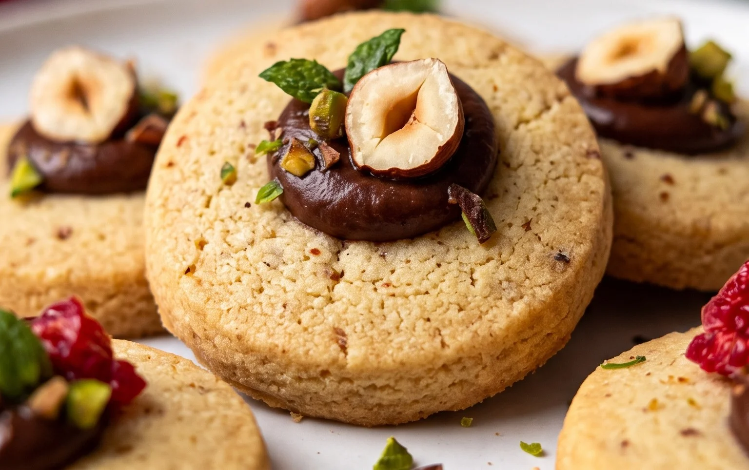 Petits sablés de Noël à la noisette