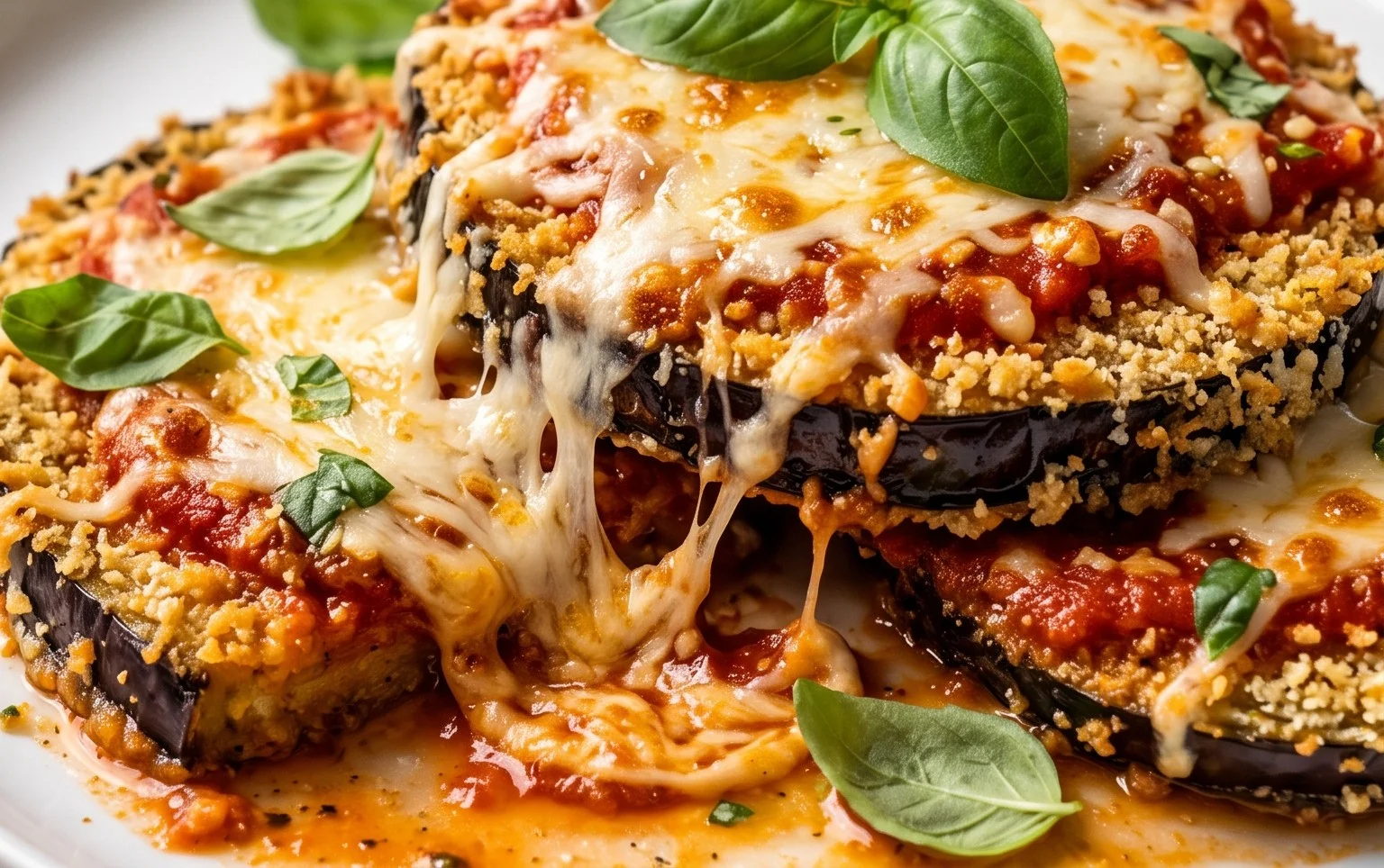 Sheet Pan Eggplant Parmesan