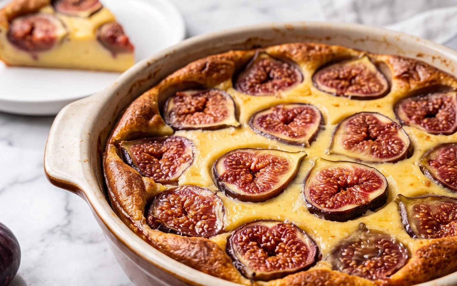 Clafoutis figues fraîches : délice d&rsquo;automne facile et gourmand