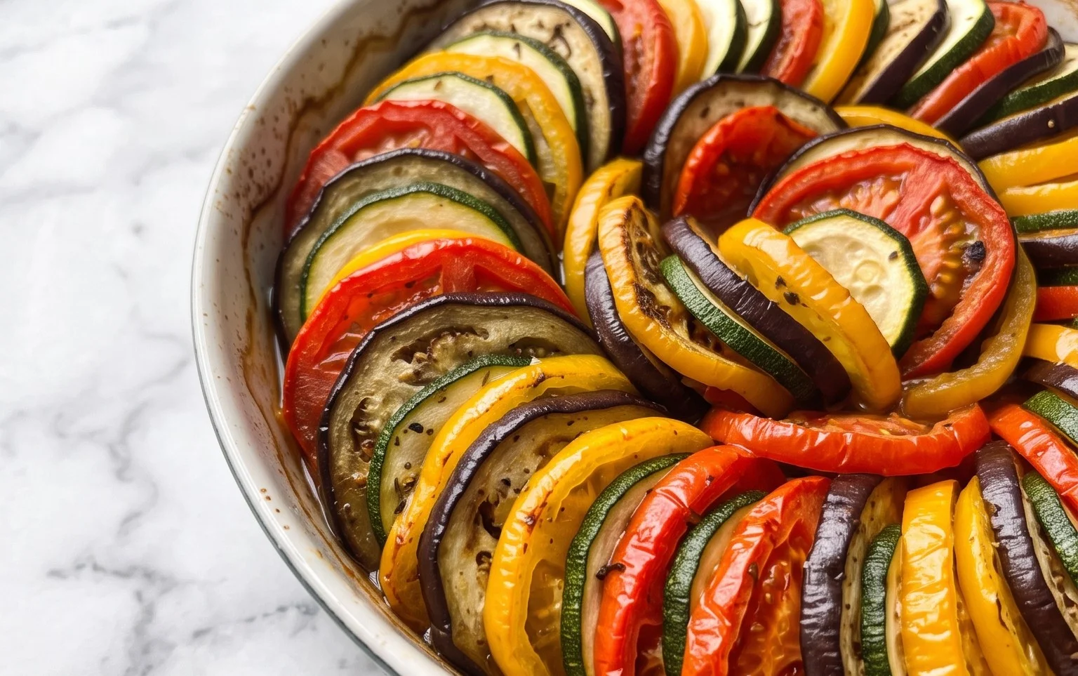 Recette de Ratatouille au Four Facile et Élégante